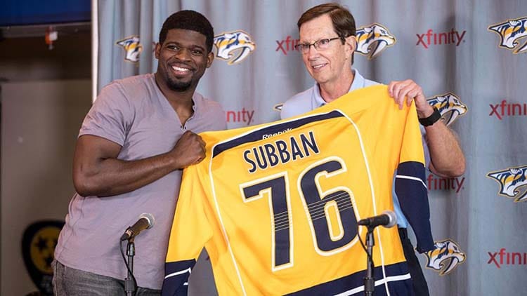 pk subban predators