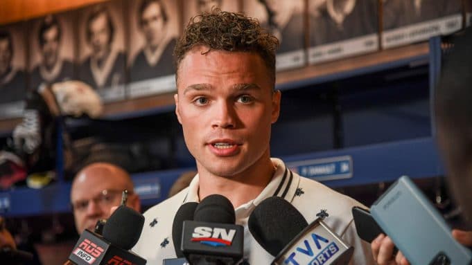 Max Domi rate sa rentrée montréalaise Max Domi