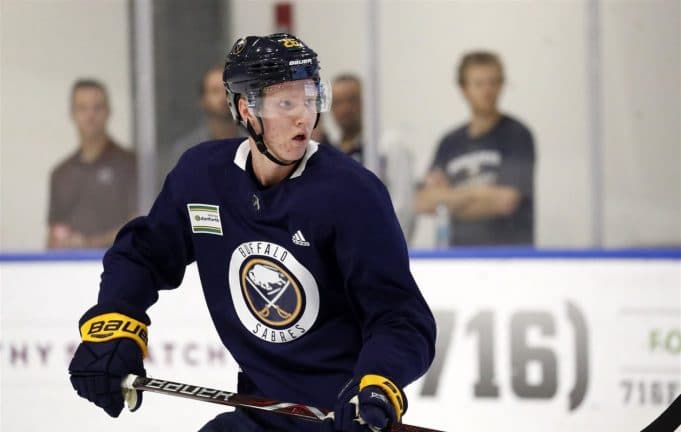 Rasmus Dahlin a marqué son premier but dans la LNH