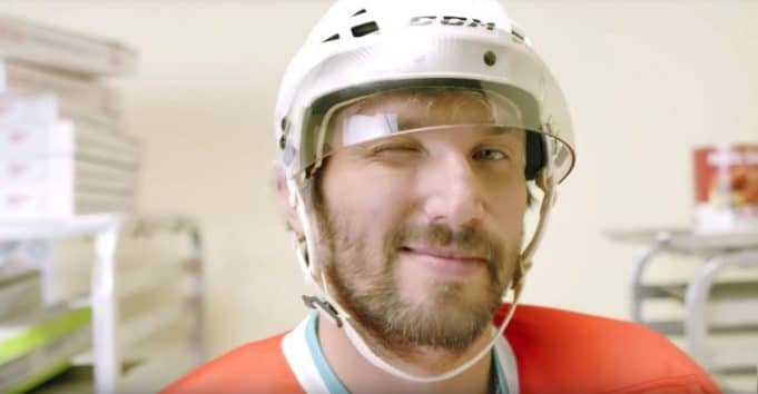 Alex Ovechkin est la vedette d’une série de publicités assez spéciale