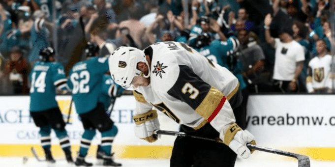 Les arbitres du match 7 des séries entre San Jose et Las Vegas ont été sanctionnés par la LNH