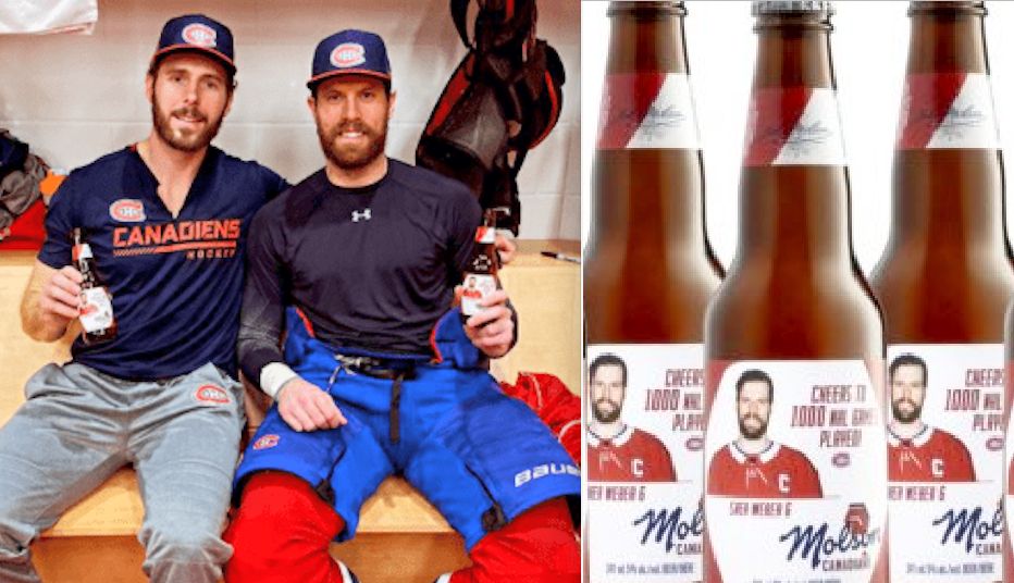 shea weber biere canadiens