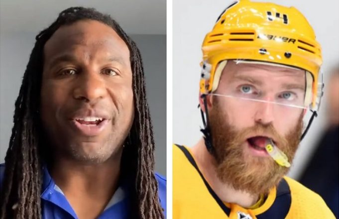 Georges Laraque donnerait Guhle, Chiarot, un 1er choix et un 2e choix pour Mattias Ekholm