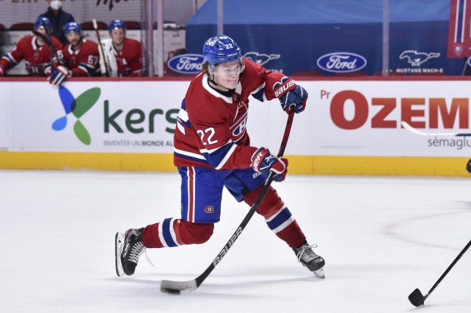 Cole Caufield est maintenant sur le premier trio du Canadien