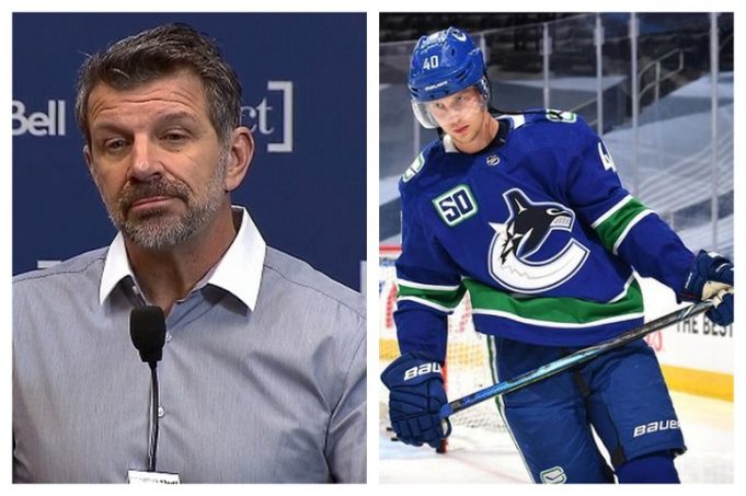 Un journaliste de Vancouver dit que Marc Bergevin pourrait faire une offre hostile à Elias Pettersson