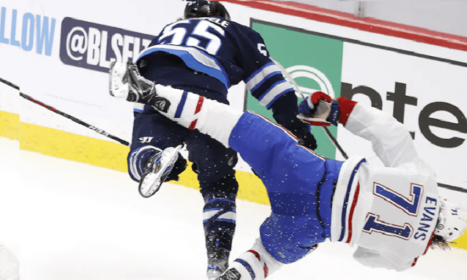 Mark Scheifele suspendu 4 matchs pour son geste à l’endroit de Jake Evans