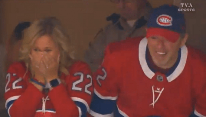 Les parents de Cole Caufield étaient en larmes dans les estrades pour le 1er but en séries de leur fils