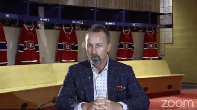 Le silence de 22 secondes de Trevor Timmins à une question sur Logan Mailloux voulait tout dire