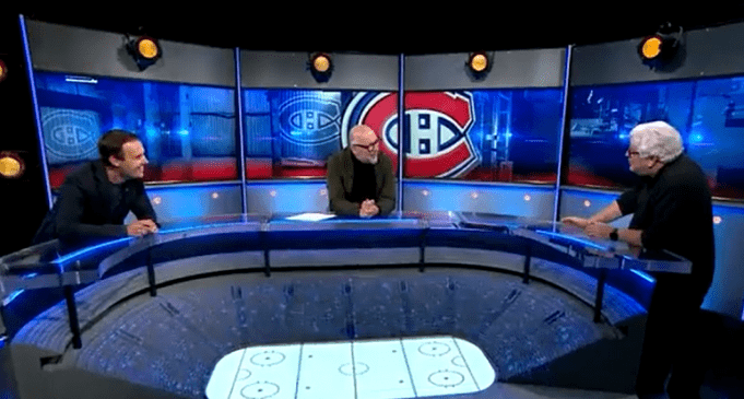 Yvon Pedneault débarque sans avertissement sur le plateau en direct à TVA Sports
