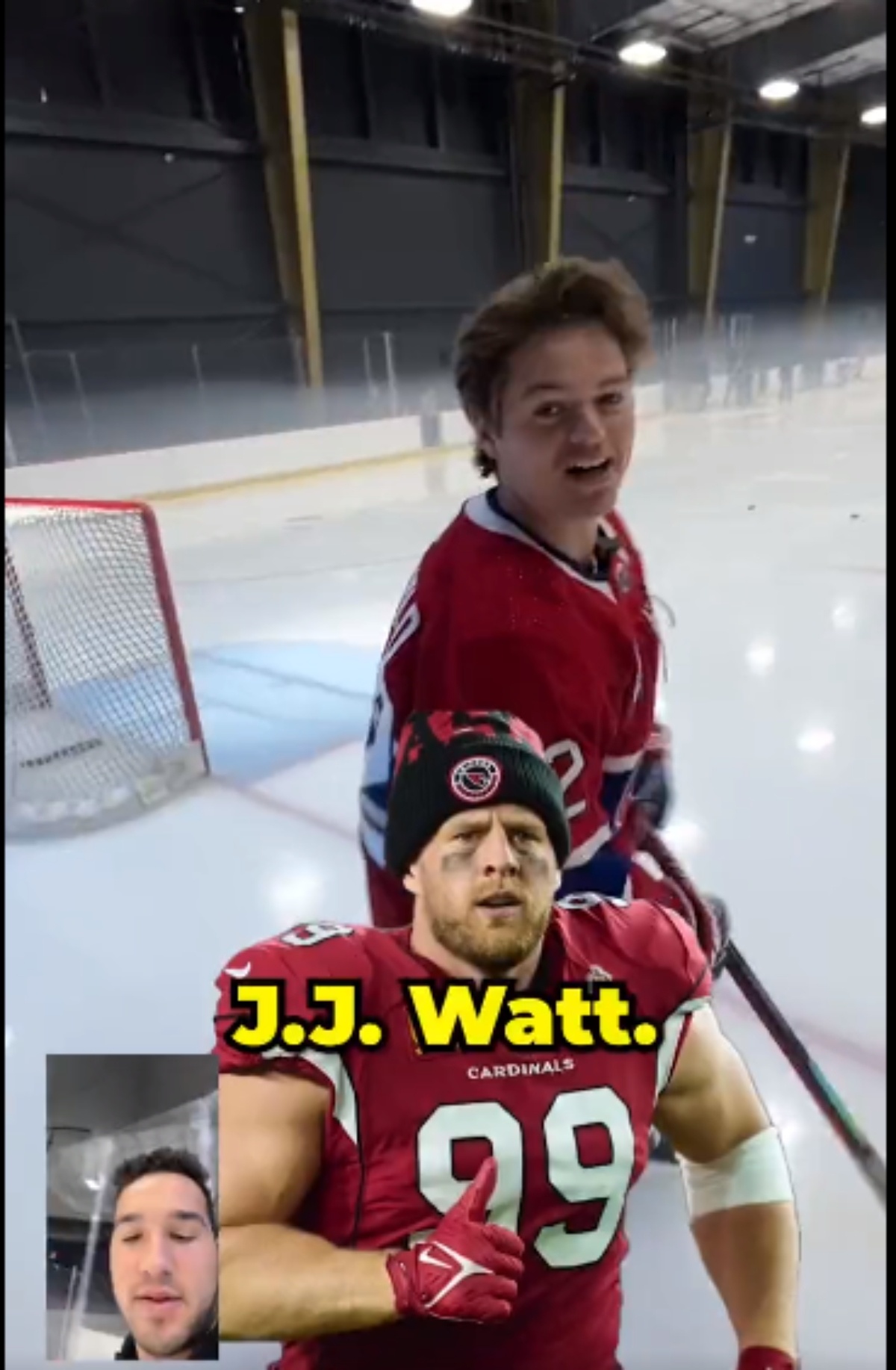 Cole Caufield et J.J. Watt
